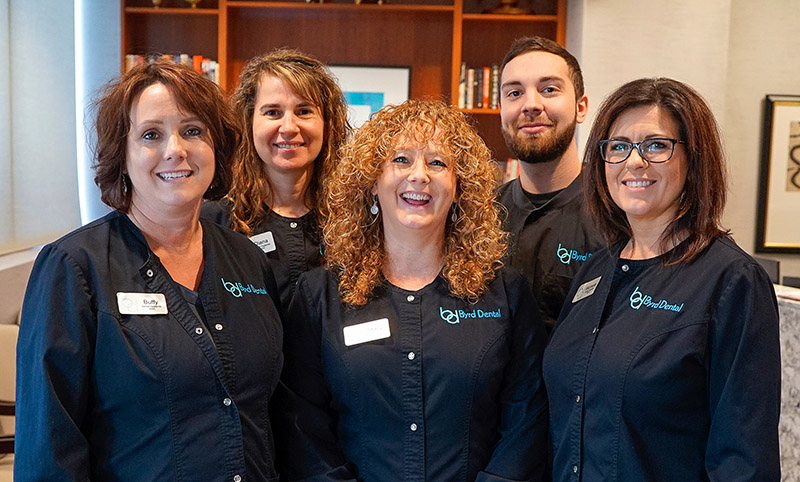 Hygienist's: Front row Buffy, (Stacy,no longer serving) & Michelle ; Back row Diana & Seth