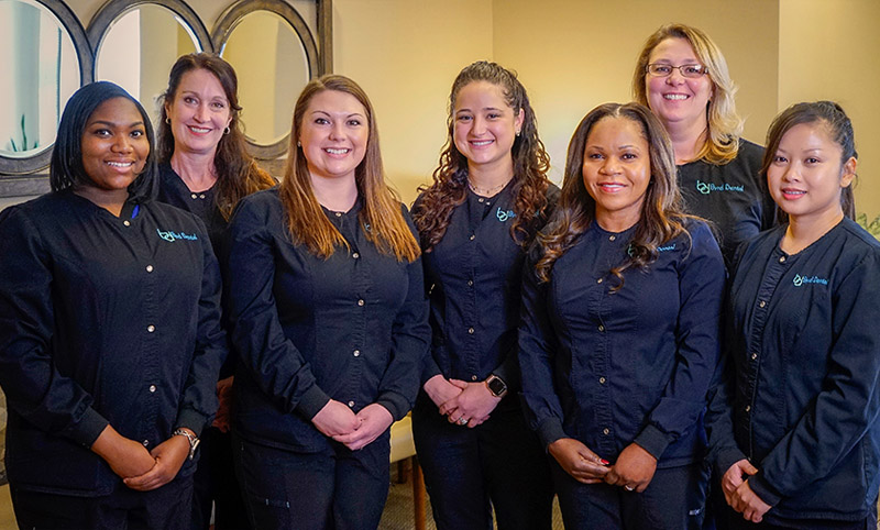 Hygienist's: Front row Buffy, (Stacy(no long with us) & Michelle ; Back row Diana & Seth